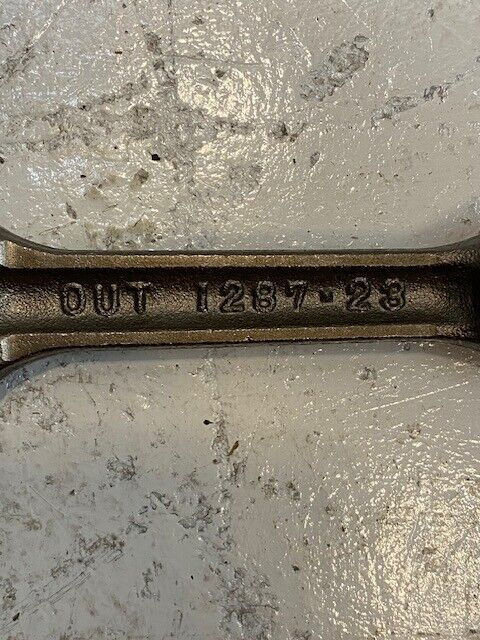 2 Quantity of 1287-23 Connecting Rods 6-3/8" Long 43mm Bore (2 Quantity)