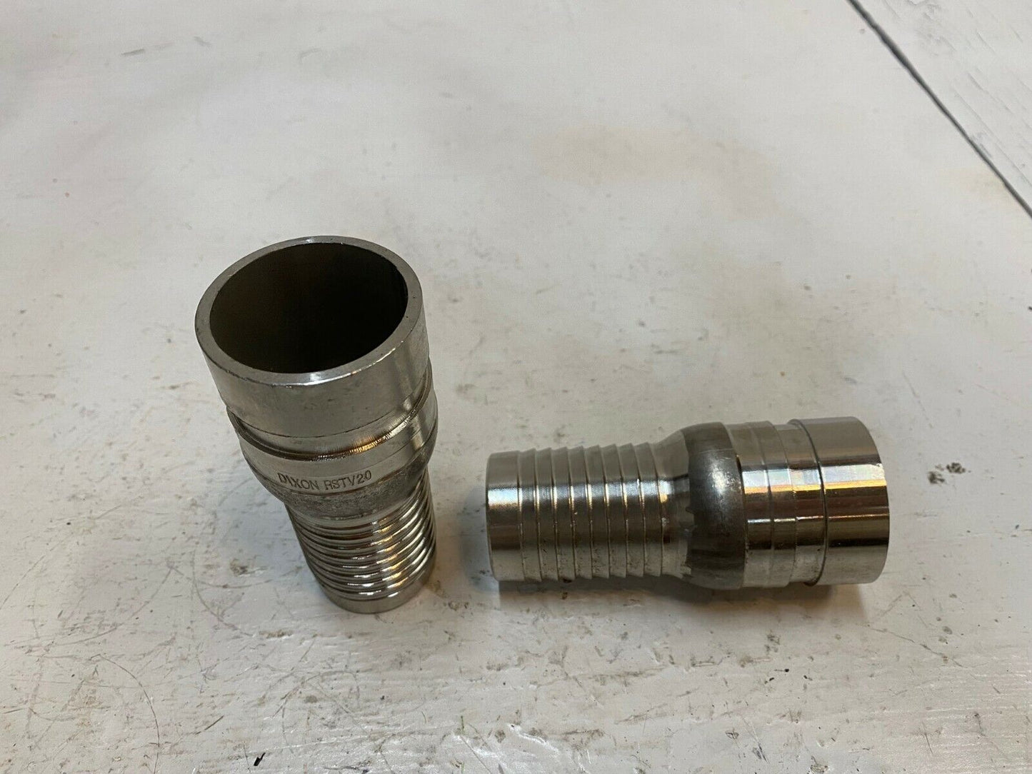 2 RSTV20 Dixon Valves King Combination Nipple Grooved End 1-1/2" Hose (2 pack)