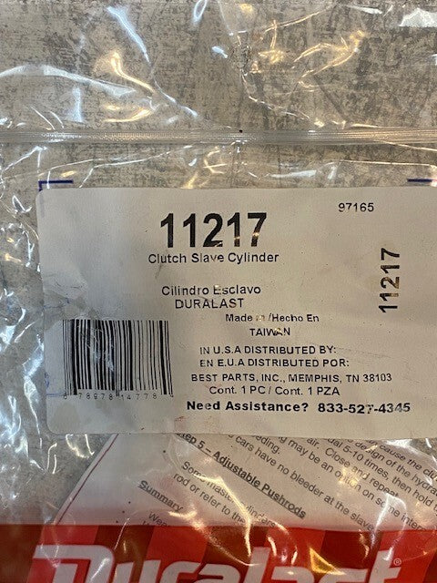 Duralast 11217 Clutch Slave Cylinder S233