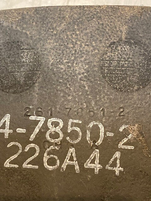 17" Long Brake Pad 244-7850-2 | L4226A44 | 261-7651-2 | 36mm Bore 5-1/2" W