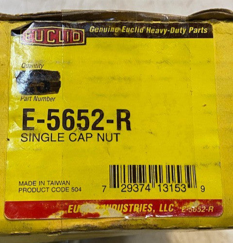 12 Quantity of Euclid E-5652-R Right Hand Wheel End Cap Nuts (12 Quantity)
