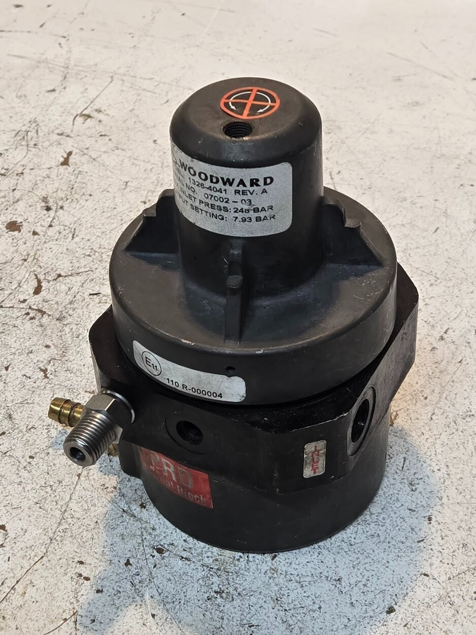 Woodward 1326-4041 Natural Gas Pressure Reducer 248 Bar - 7.93 Bar | 110 R-00004