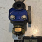 Service Blue Glandhand with Quarter Turn Shutoff Valve | 1/2" FPT | 37mm Hex Nut