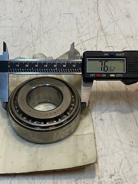 Set of 2 Different Timken Bearings 31594 (77mm OD) & 25590 (83mm OD)