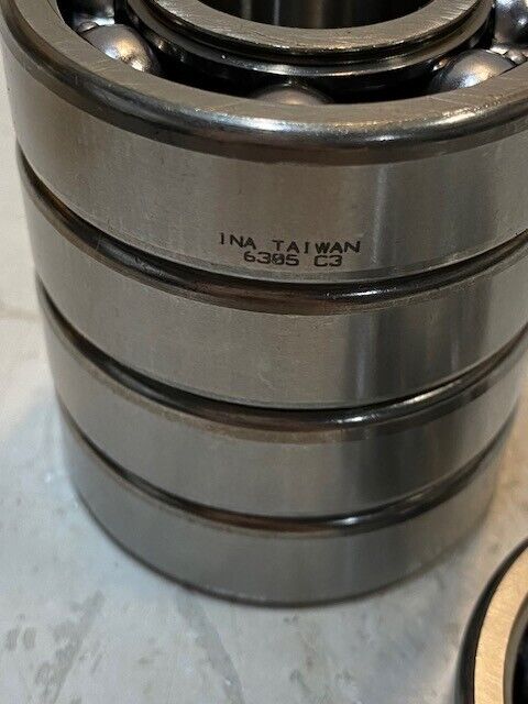 5 Quantity of INA Bearings 6305C3 | 25mm Bore 62mm OD 17mm Thick (5 Quantity)