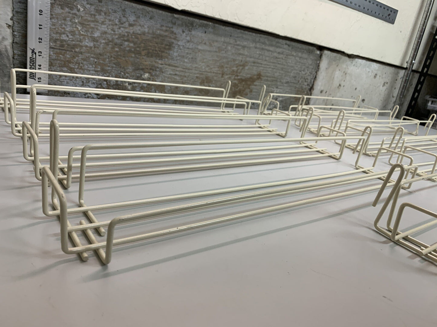 9 Pack of 24” Steel Wire Hook Racks - SEE ALL PICTURES, SOME HAVE BENDS