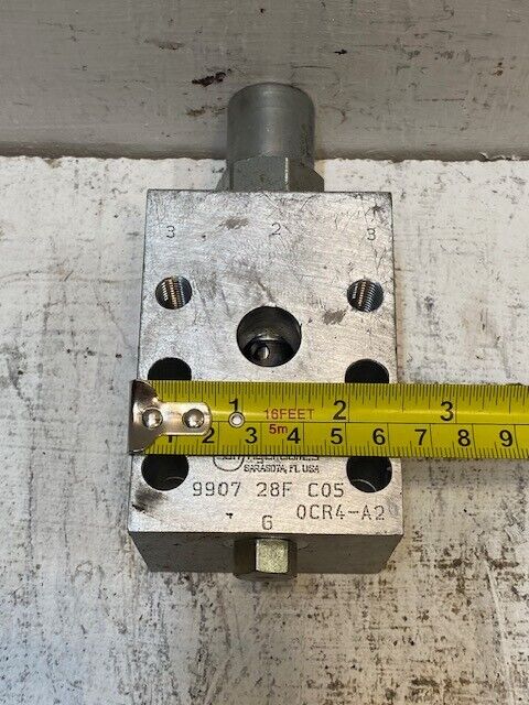 Sun Hydraulics Valve 990728FC05 | 0CR4-A2 | 2250 PSI | OFP4 | CCEACAN