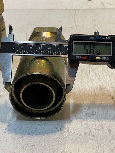 2 Qty of Hydraulic Crimp Female Hose Swivel Hex Fittings 24E | 624 |5" H (2 Qty)