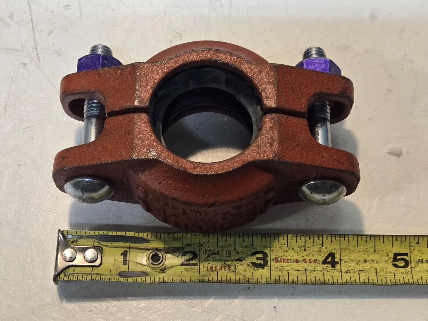 3 Quantity of Rigidlite 1 1/4" Grooved Couplings Fig. 7400 42.4mm (3 Quantity)