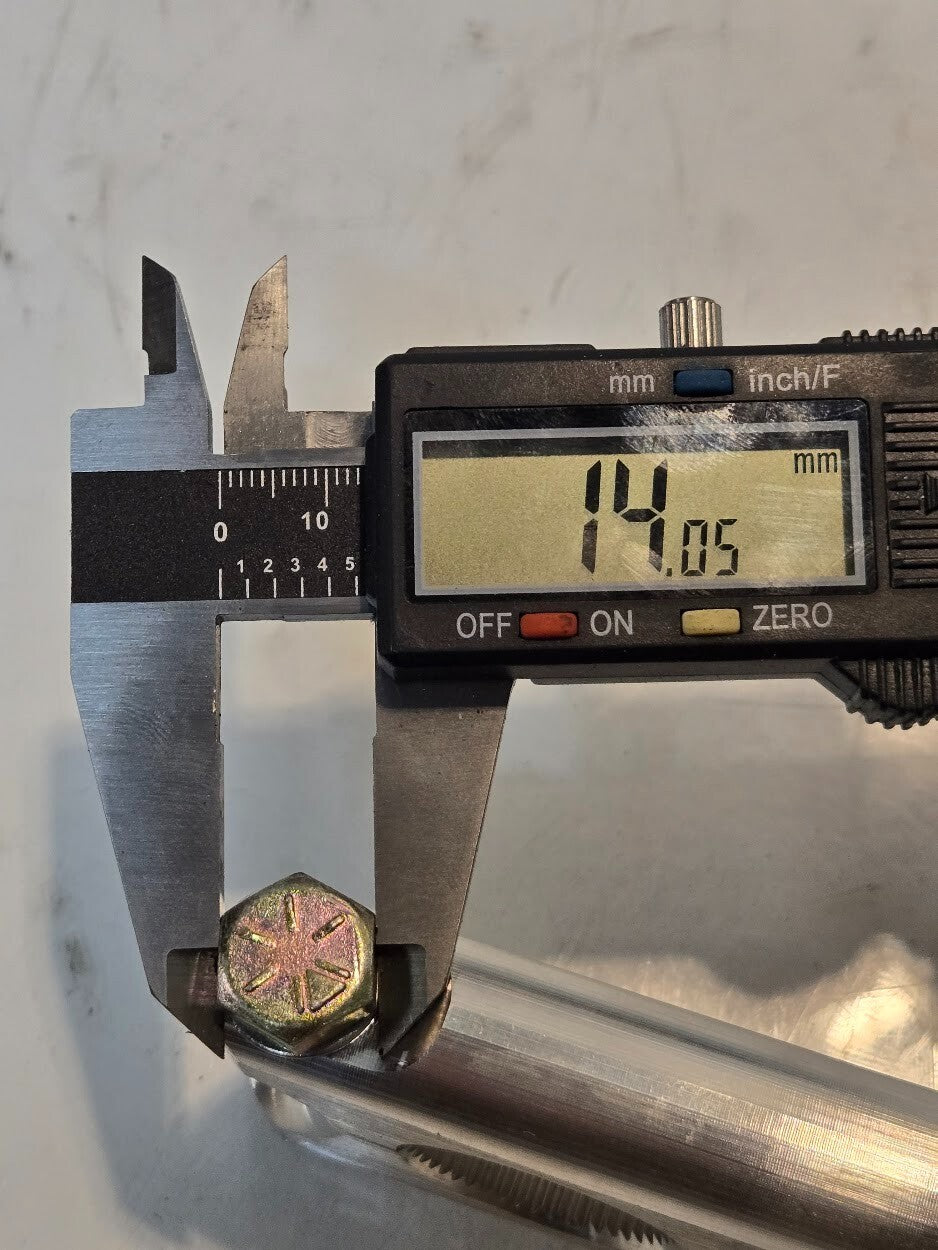 Sprint Car S-Bend Torsion Bar | 20" Long 2" Wide 28.5mm Splined Mounting Hole