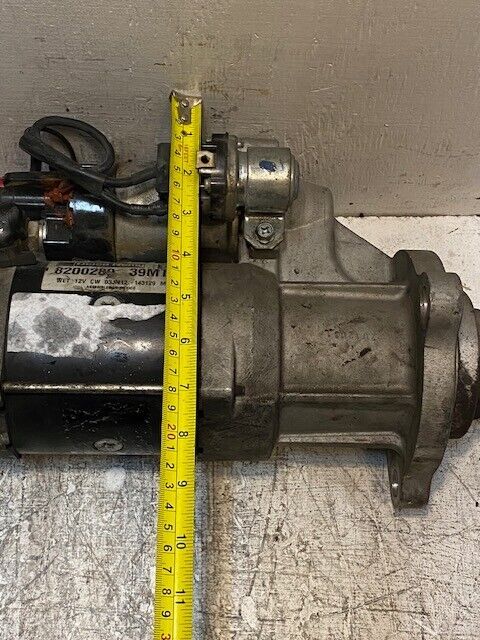 Delco Remy Starter Motor 8200280, 39MT, 12V, 03JN12, 143129