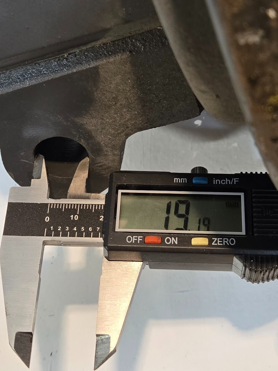Track Roller KBA1047-W for Case Excavator KBA1050 | 19.5mm Mounting Holes