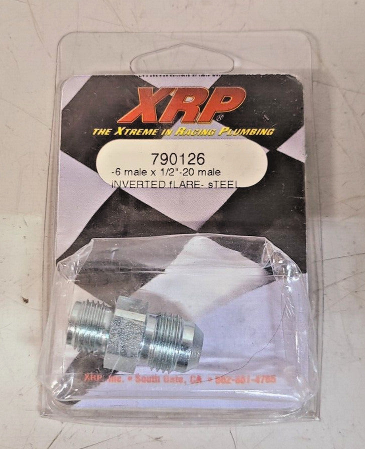 4 Quantity of XRP Fitting Adapter Natural Steel Straight Hardline 790126 (4 Qty)