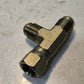 4 Quantity of Steel Flared Tube Swivel Run Tees | 3/8" OD | 17802 (4 Quantity)