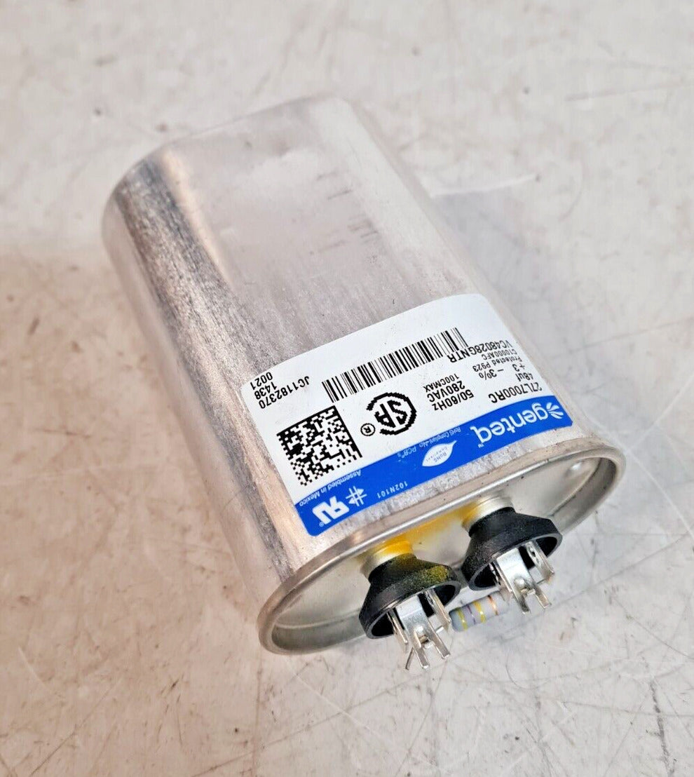 Genteq Motor Run Capacitor 27L7000RC | VC48028GNTR | JC1182370 | 1438 | 0021