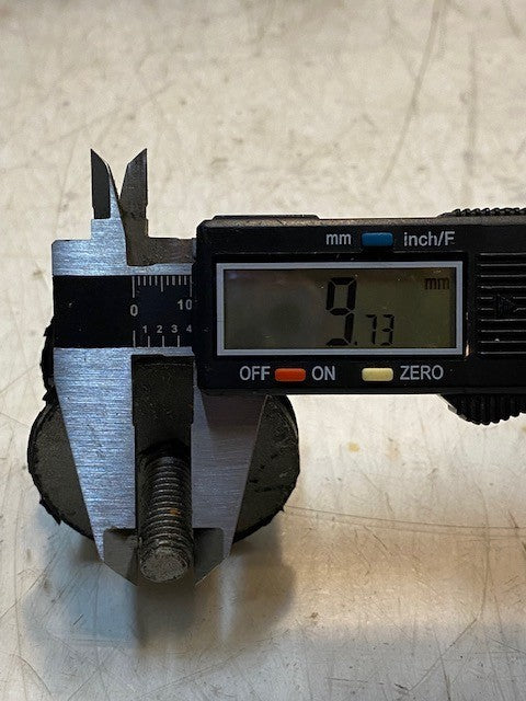 12 Quantity of Rubber Vibration Isolator Mounts 51mm OD 33mm Thick (12 Quantity)