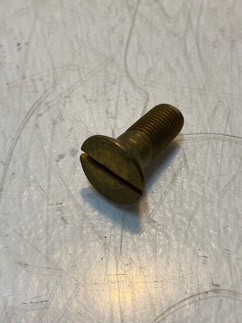 75 Qty of Flat Head Slotted Screw Bolts 26mm L 18mm Head 9mm Thread (75 Qty)