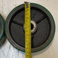 2 Quantity of 6" Green Caster Wheels 6x2 (2 Quantity)