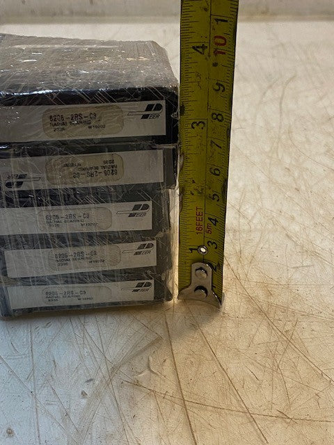 5 Quantity of Peer Radial Bearings 6205-2RS-C3 | 25x52x15mm (5 Quantity)