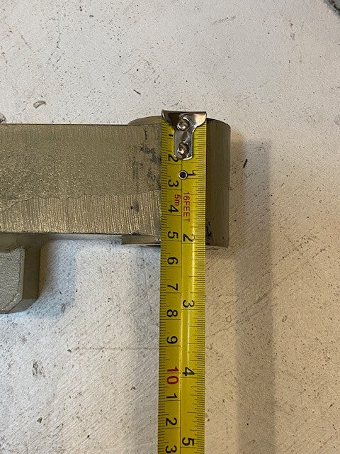 Tension Bar 39" Long 3" Wide 1-1/4" Thick 25mm Bore