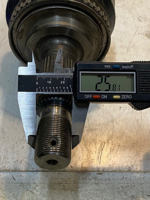 CV Axle Shaft DF51 00009668 | 30" Long 5" Diameter 27mm Shaft 30-Spline