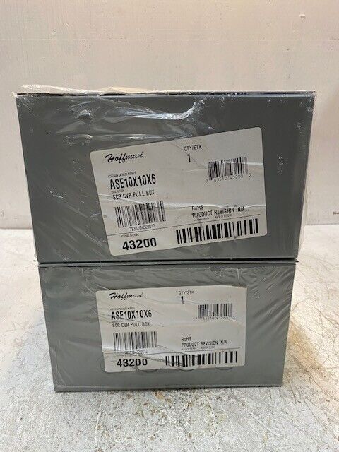 2 Quantity of Hoffman ASE10X10X6 Scr Cvr Pull Boxes 43200 (2 Quantity)