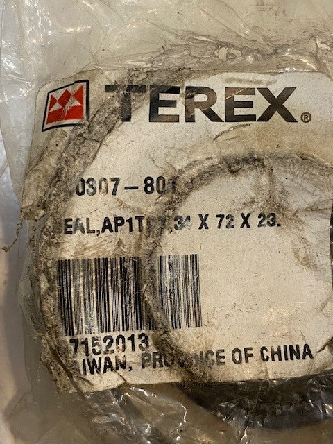 Terex 0307-801 Seal ASV 34 x 72 x 23 Double Bearing Heavy Equipment Seal