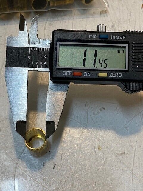 Bag of 50 of Brass Bushing/Bearings 19mm L 11mm End 10mm End MA-8D | 110106