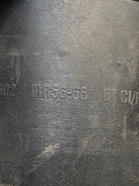Mission Rubber Reducer Coupling SBCCI BOCA 6" CI/PL to 6" CI/PL, B602, MR56-66