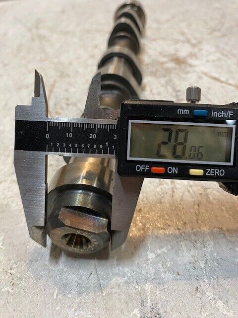 9C30MLY7RI Camshaft 14-1/4" Long 35mm End 28mm Small End