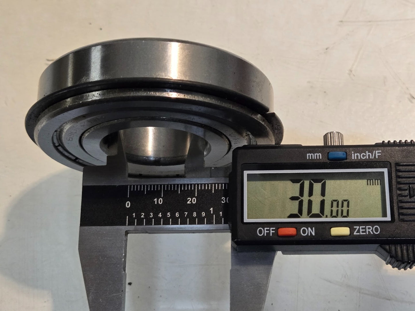 DTP Metal Shielded Ball Bearing 6306ZNR | 72 mm OD x 30 mm Bore x 19 mm Thick