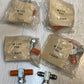 6 Quantity of M-110 Tees JIC Swivel Tee Fittings Hydraulic Tee Adapters (6 Qty)