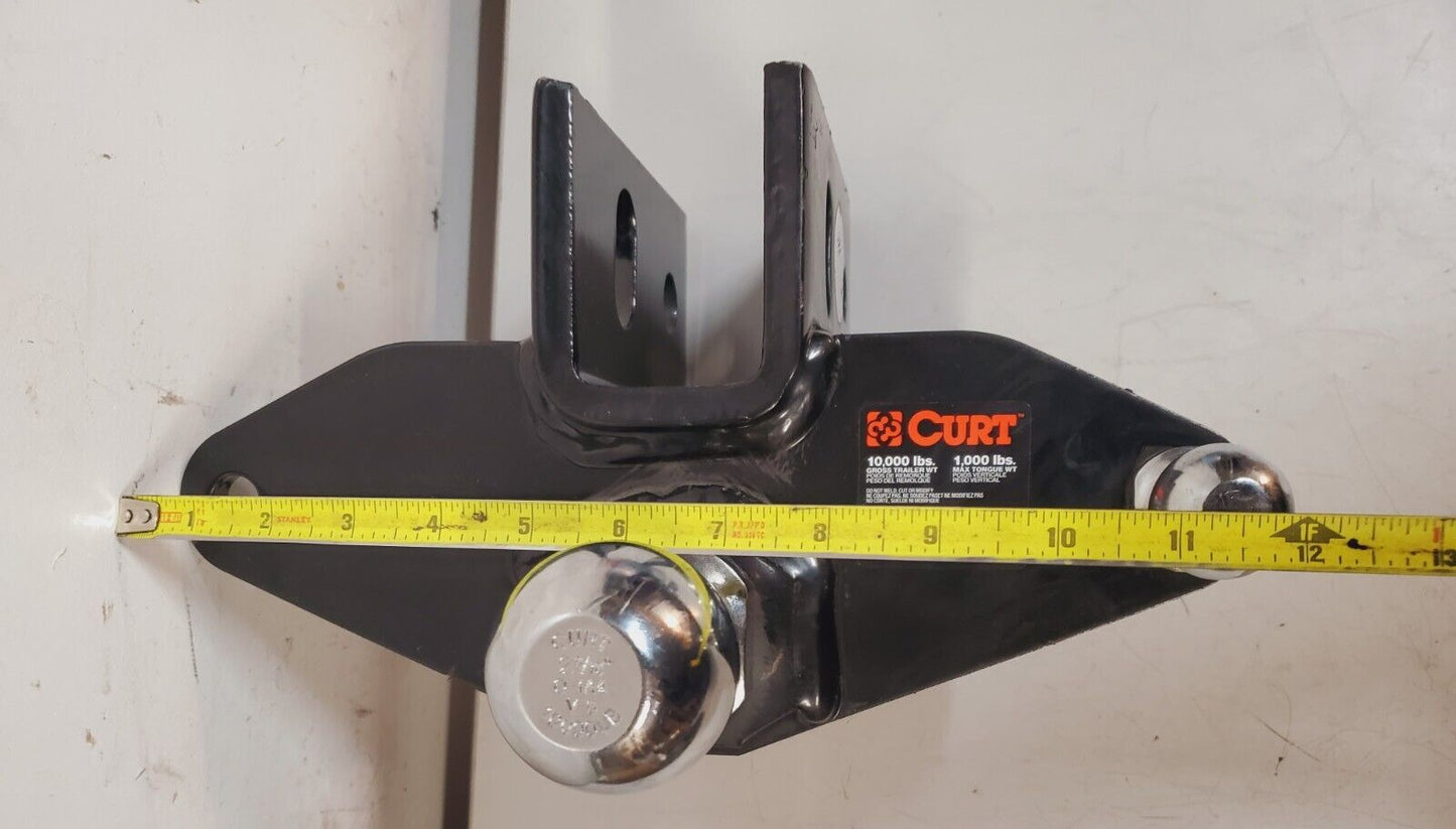 Curt Trailer Hitch W/Ball Mount 10000Lbs Gross Trailer 1000Lbs Tongue S0529X-RA