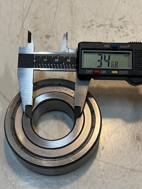3 Quantity of Enduro 6307Z/C3 Ball Bearings 80mm OD 35mm Bore 21mm Thick (3 Qty)