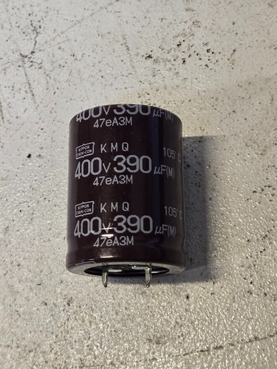 25 Quantity of Chemi-Con EKMQ401VSN391MR40S 400V 390uF Capacitors (25 Quantity)