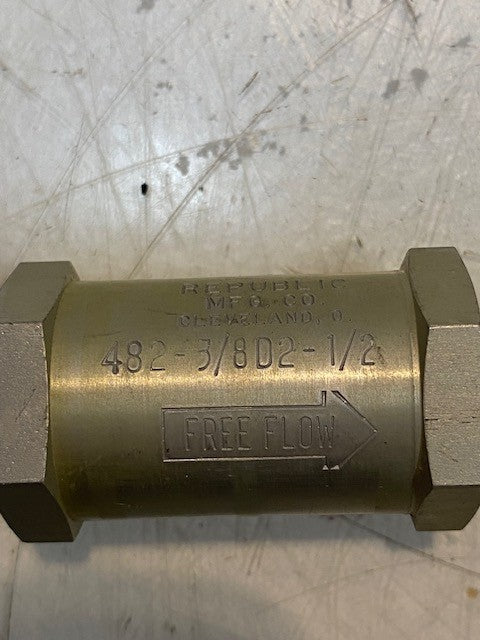 REPUBLIC 482-3/8D2-1/2 Relief Valve 14mm Bore 17mm Thread 10mm ID 28mm OD