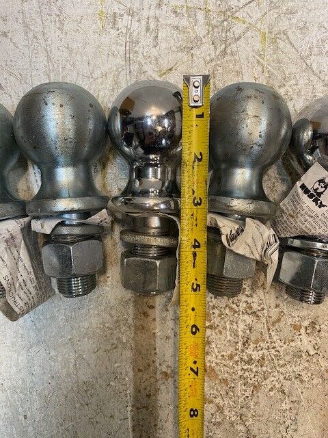 5 Quantity of Assorted 2-5/16" 6,000 lbs Trailer Ball Hitches 2" Shank (5 Qty)