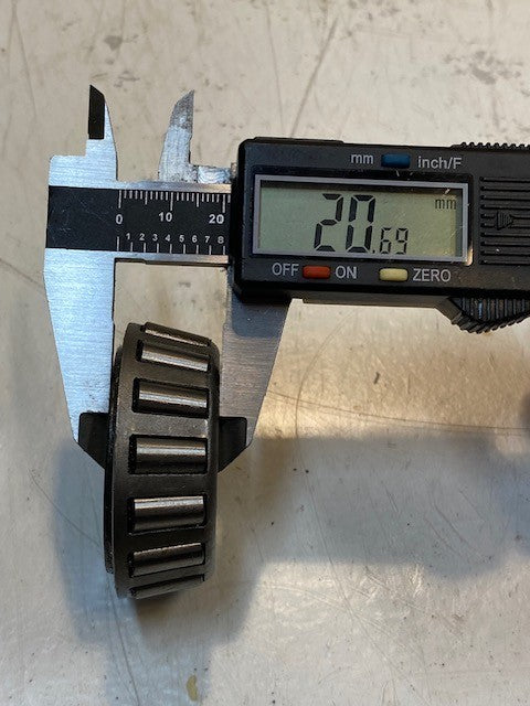 2 Quantity of Timken 15101 Cone Bearings 55mm OD 27mm Bore 21mm Thick (2 Qty)