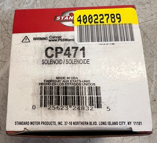 Standard Motor Products CP471 Two Terminal Canister Purge Control Solenoid