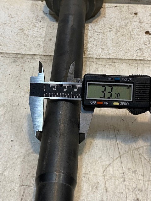 Automotive Axle Shaft 33" Long 30mm Bore 30mm End 27-Spline 30mm Shaft