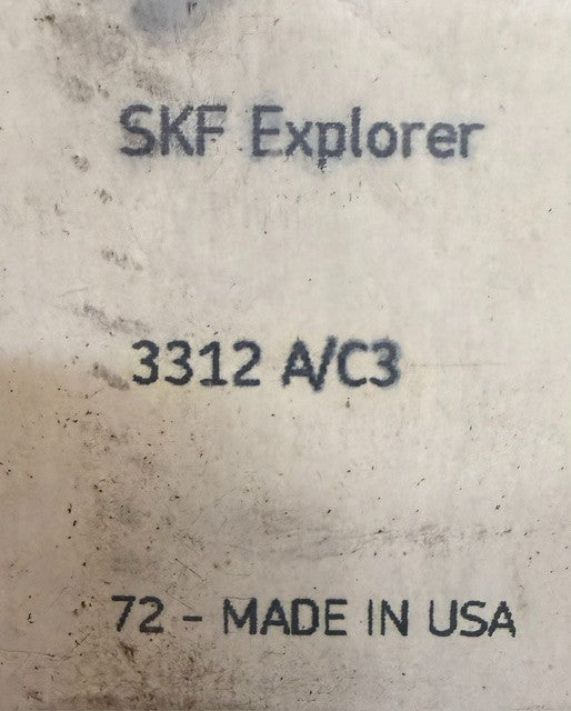 SKF Explorer 3312A/C3 Double-Row Angular Contact Ball Bearing 21034M Unit