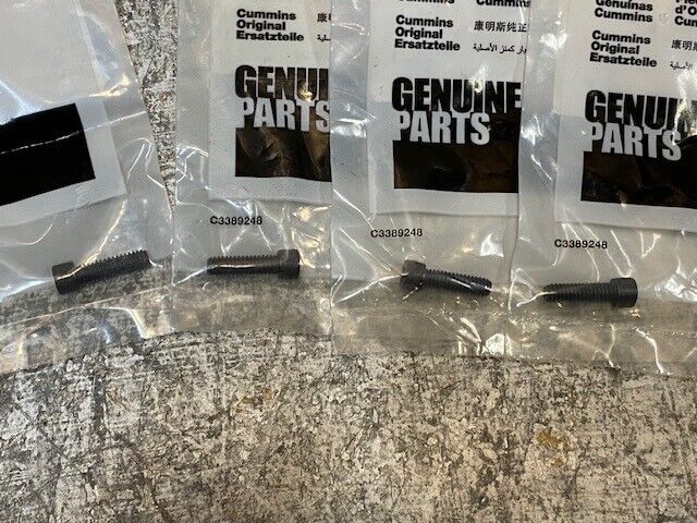 4 Quantity of Cummins Socket Head Cap Screws 4959375 (4 Quantity)