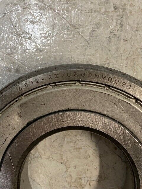 SKF Radial Deep Groove Ball Bearing 6312-2Z/C3GJNVQ091 FA05132B