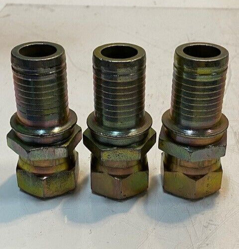 3 Quantity of Swivel Hydraulic Hose Fittings 12 | 25mm Female 26mm Male (3 Qty)