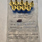 12 Quantity of Parker 4-4 T2HF-B 1/4" CPI Tube Fittings 1/4" Comp x Tube (9 Qty)