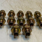 12 Quantity of Female to Female Brass Hex Nipple Pipe Fittings (12 Quantity)