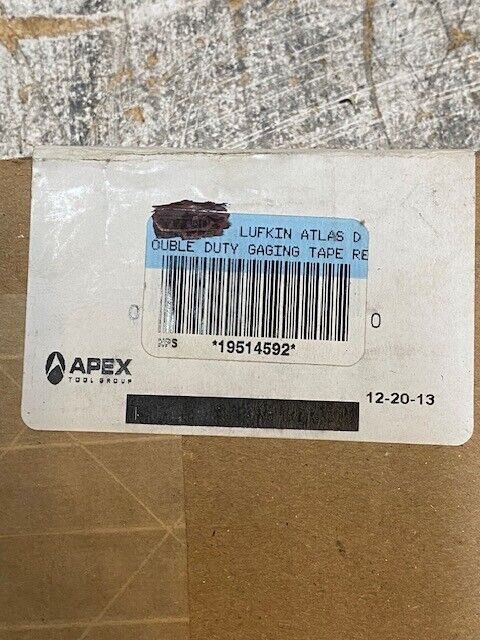 Apex Lufkin Atlas Double Duty Gaging Tape 19514592