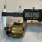 2 Quantity of Brass Garden Hose Shut-Off Valves 27mm Thread 48mm L (2 Qty)