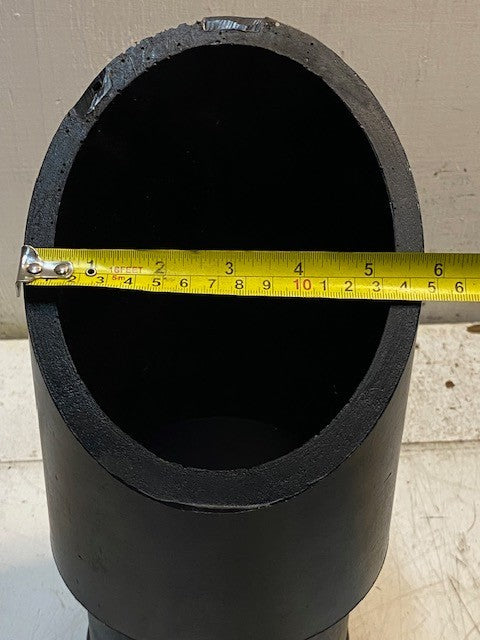 Rubber Pipe 3222044510 | 2185130-1 | LGP-7503A 11-3/4" L 5-3/4" W 7-1/2" D