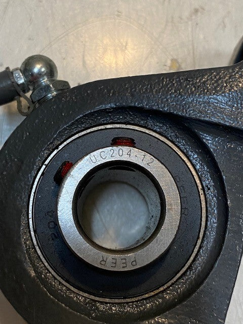 PEER P204L Flange Bearing w/ Insert Bearing UC204-12 | 19mm Bore
